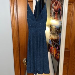 ‘Shine Bright Skater Dress’ from Windsor, US size S, Color: Denim